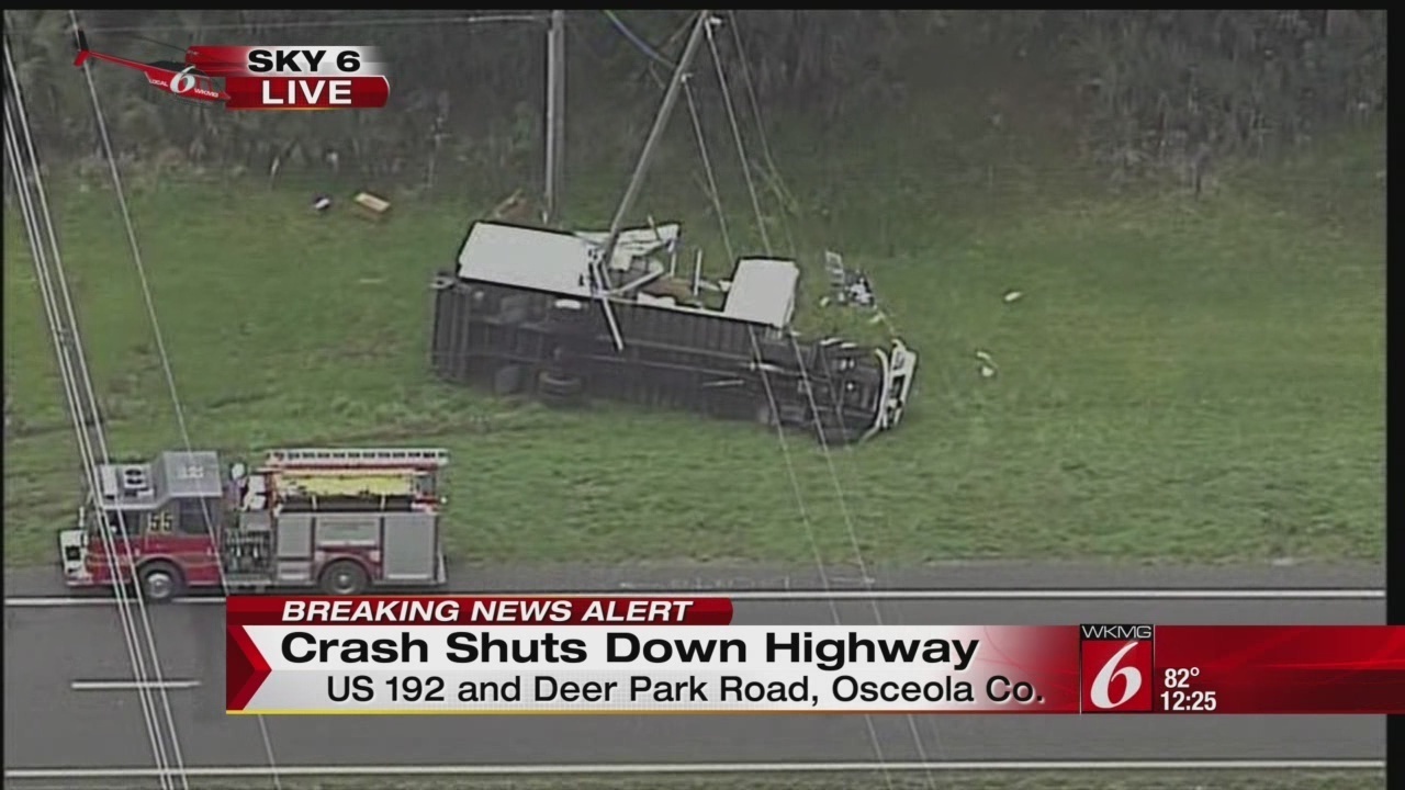 Crash shuts down U.S. 192 in St. Cloud