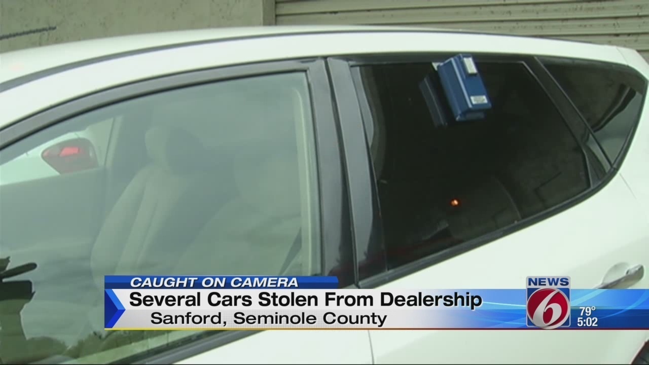 6 Cars Stolen 10 Damaged At Sanford Dealership