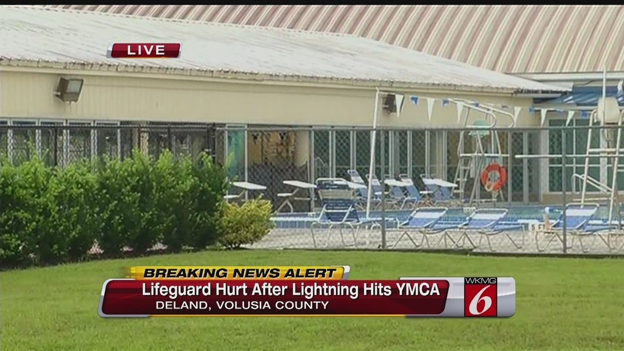 DeLand YMCA lifeguard feels effects of lightning strike