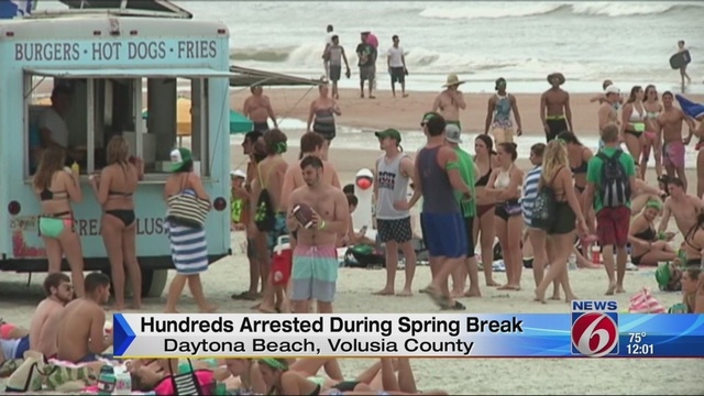 Hundreds Arrested During Spring Break At Daytona Beach