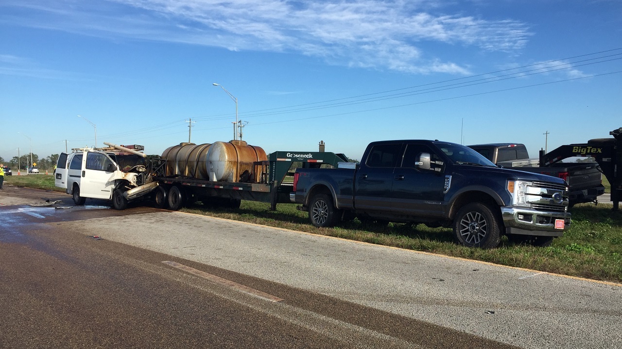Molasses spilled on roadway in fatal Polk County crash