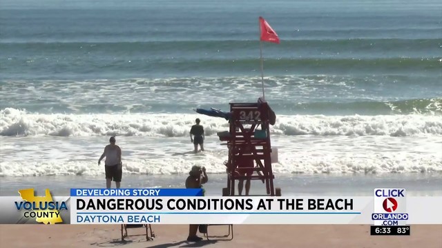 Florence Creates Dangerous Conditions At The Beach