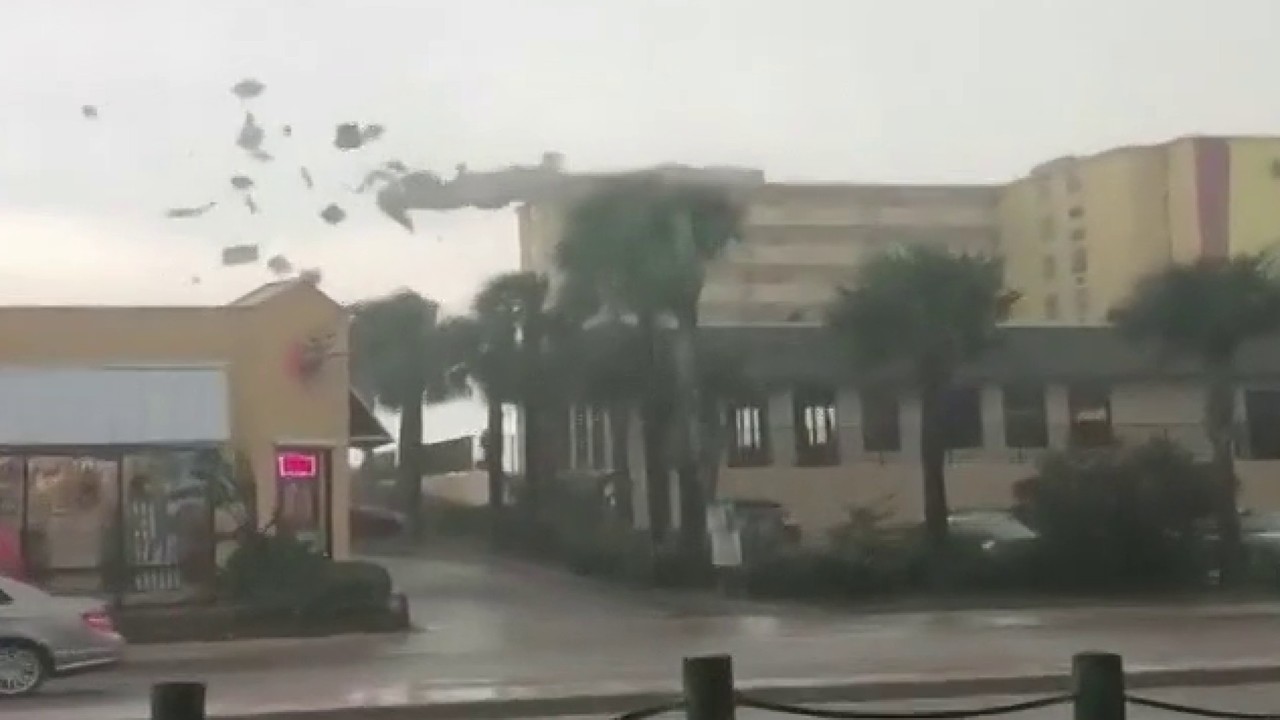 Video: Hurricane Michael rips roof off Daytona Beach hotel