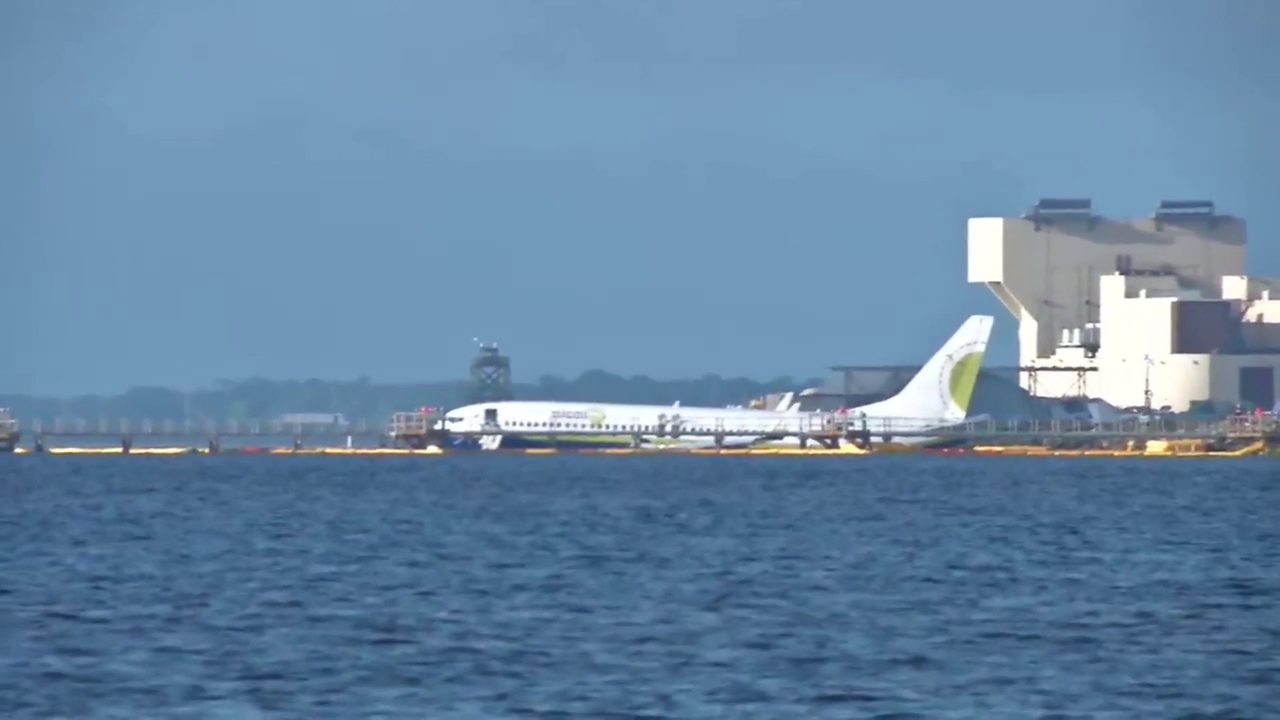 'Miracle' Plane carrying 143 people skids into St. Johns...
