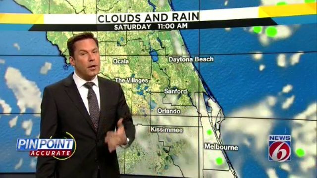 Scattered showers forecast for Central Florida