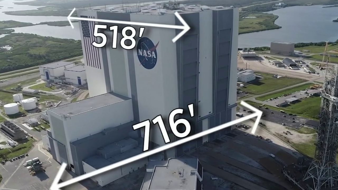 Inside the VAB at Kennedy Space Center