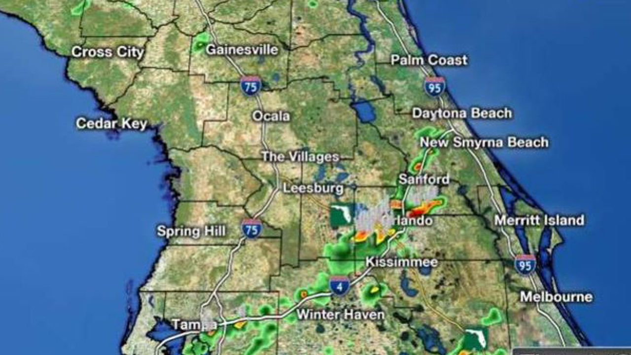 LIVE RADAR Storms move through Central Florida