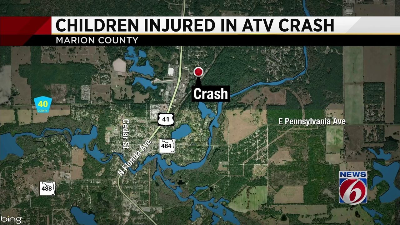2 children injured in ATV crash in Marion County